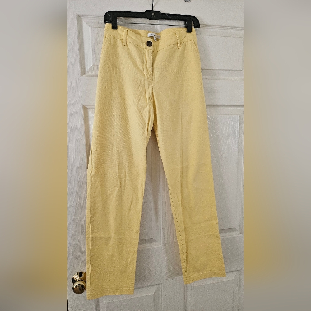 CAbi Yellow Chinos Lightweight Casual Pants